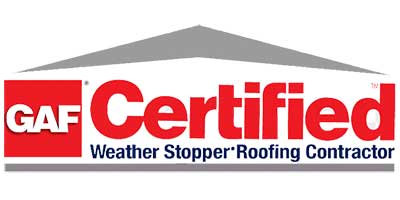 The image displays a GAF Certified Weather Stopper Roofing Contractor logo with a house silhouette above the text, emphasizing their expertise. This certification is essential…| Korrect General Contracting Fort Worth TX